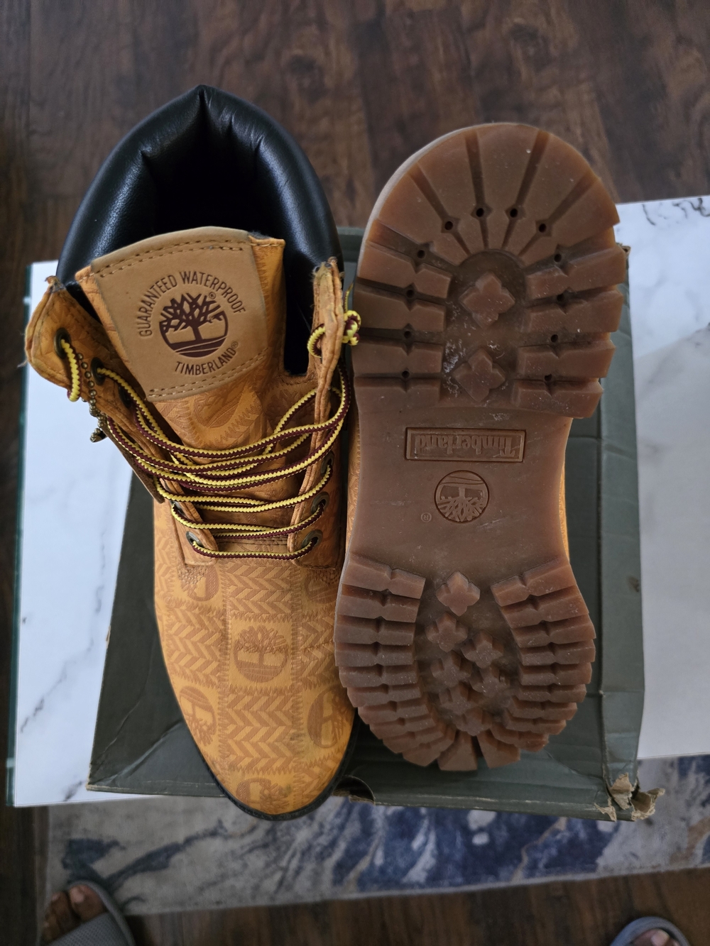 Timberland Wheat Patterned Boots - Picture 6 of 6